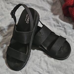 Toms Black Women's Sandals